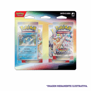 Blister Quadruplo Pokémon Vaporeon Ev8.5 Evoluções Prismáticas