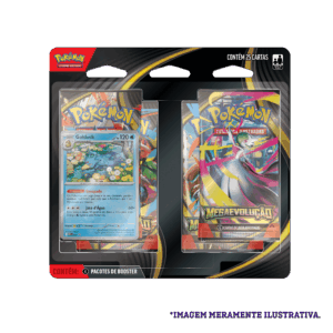 Blister Quádruplo Pokémon TCG Mega Evolução 1 Golduck