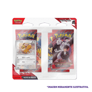 Blister Quadruplo Pokémon Eevee Escarlate e Violeta 10 Rivais Predestinados