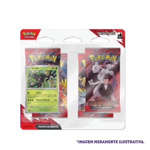 Blister Quadruplo Pokémon Zarude Escarlate e Violeta 10 Rivais Predestinados