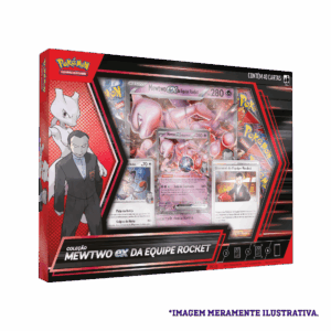 Box Pokémon Mewtwo ex da Equipe Rocket