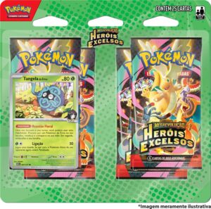 Blister Quádruplo Pokémon Tangela da Érica ME02.5 Heróis Excelsos